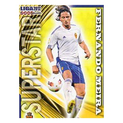 Fernando Meira Superstar Zaragoza 347 Las Fichas de la Liga 2012 Official Quiz Game Collection