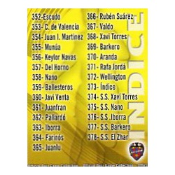 Índice Levante 373 Las Fichas de la Liga 2012 Official Quiz Game Collection