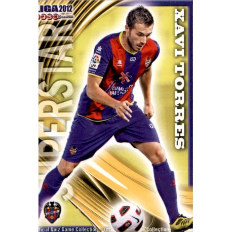 Xavi Torres Superstar Levante 374 Las Fichas de la Liga 2012 Official Quiz Game Collection