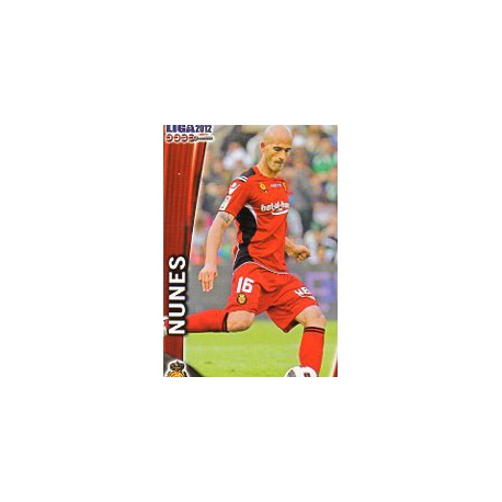 Nunes Mallorca 441 Las Fichas de la Liga 2012 Official Quiz Game Collection