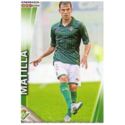 Matilla Betis 476 Las Fichas de la Liga 2012 Official Quiz Game Collection