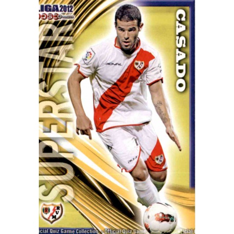 Casado Superstar Rayo Vallecano 509 Las Fichas de la Liga 2012 Official Quiz Game Collection