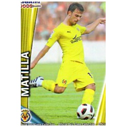 Matilla Villarreal Bajas 98 Las Fichas de la Liga 2012 Official Quiz Game Collection