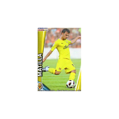 Matilla Villarreal Bajas 98 Las Fichas de la Liga 2012 Official Quiz Game Collection