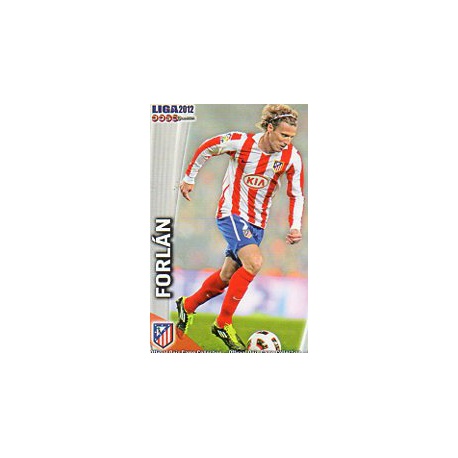 Forlán Atlético Madrid Bajas 183 Las Fichas de la Liga 2012 Official Quiz Game Collection