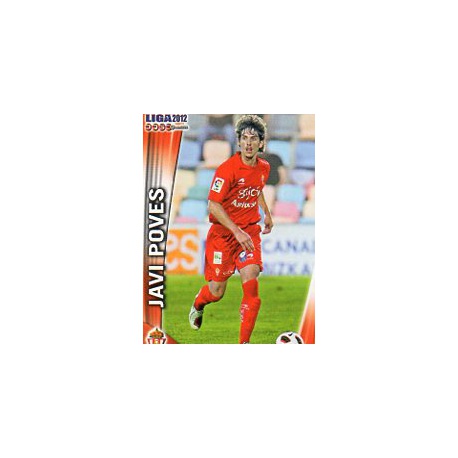 Javi Poves Sporting Gijón Bajas 250 Las Fichas de la Liga 2012 Official Quiz Game Collection