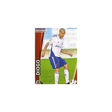 Diogo Zaragoza Bajas 330 Las Fichas de la Liga 2012 Official Quiz Game Collection