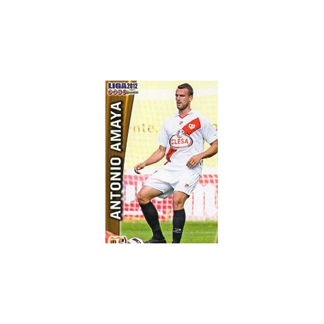 Antonio Amaya Rayo Vallecano Bajas 494 Las Fichas de la Liga 2012 Official Quiz Game Collection