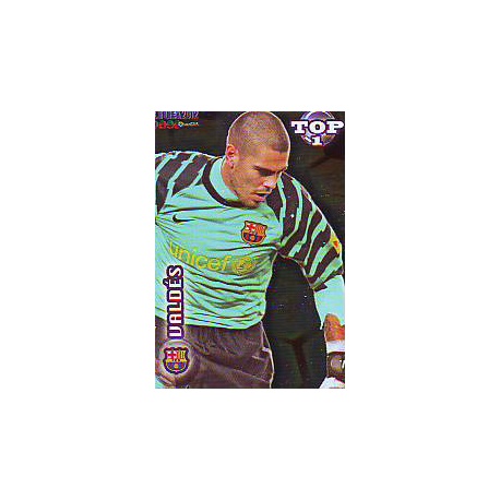 Víctor Valdés Top Dorado Barcelona 541 Las Fichas de la Liga 2012 Official Quiz Game Collection