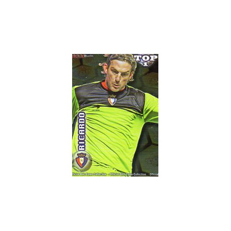 Ricardo Top Dorado Osasuna 544 Las Fichas de la Liga 2012 Official Quiz Game Collection