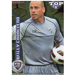 Willy Caballero Top Dorado Málaga 546 Las Fichas de la Liga 2012 Official Quiz Game Collection