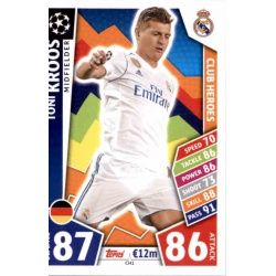 Toni Kroos Club Heroes CH1 Match Attax Champions 2017-18