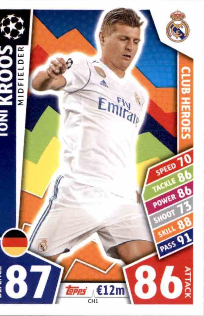 Match Attax Champions League 2017/18 Club Heroes NEW Signings and Game changeur
