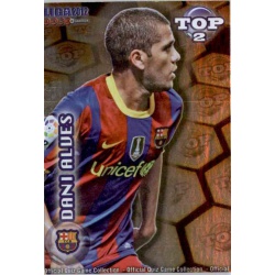 Dani Alves Top Dorado Barcelona 550 Las Fichas de la Liga 2012 Official Quiz Game Collection