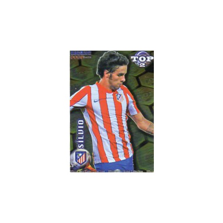 Sílvio Top Dorado Atlético Madrid 554 Las Fichas de la Liga 2012 Official Quiz Game Collection