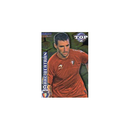 Marc Bertrán Top Dorado Osasuna 556 Las Fichas de la Liga 2012 Official Quiz Game Collection