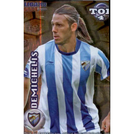 Demichelis Top Dorado Málaga 563 Las Fichas de la Liga 2012 Official Quiz Game Collection