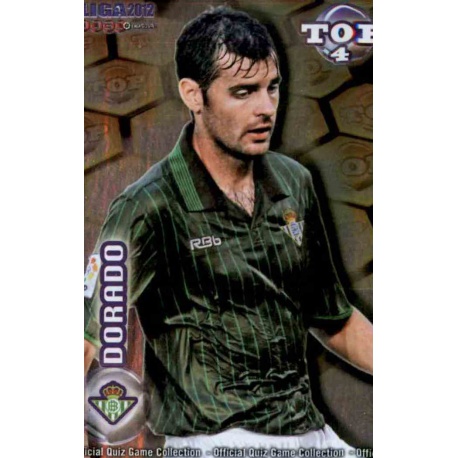 Dorado Top Dorado Betis 566 Las Fichas de la Liga 2012 Official Quiz Game Collection