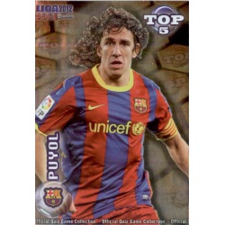 Puyol Top Dorado Barcelona 568 Las Fichas de la Liga 2012 Official Quiz Game Collection
