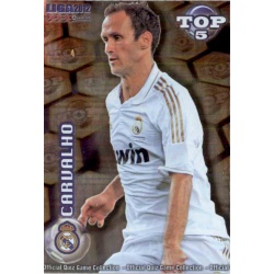 Ricardo Carvalho Top Dorado Real Madrid 569 Las Fichas de la Liga 2012 Official Quiz Game Collection