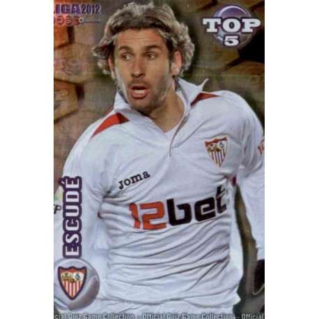 Escudé Top Dorado Sevilla 570 Las Fichas de la Liga 2012 Official Quiz Game Collection