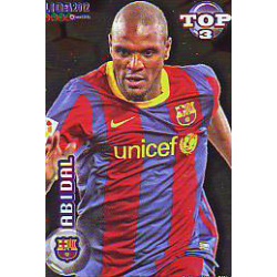 Abidal Top Dorado Barcelona 577 Las Fichas de la Liga 2012 Official Quiz Game Collection