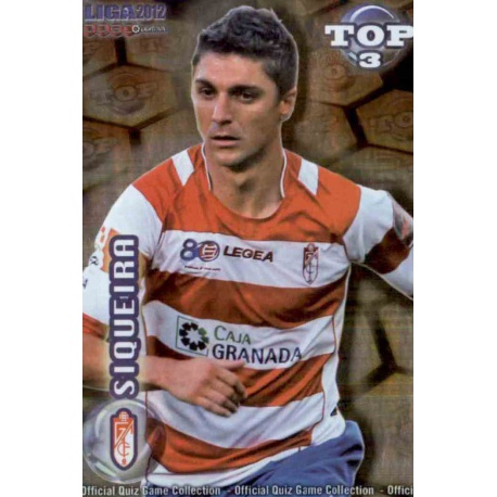 Siqueira Top Dorado Granada 585 Las Fichas de la Liga 2012 Official Quiz Game Collection