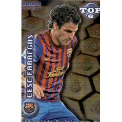 Cesc Fàbregas Top Dorado Barcelona 586 Las Fichas de la Liga 2012 Official Quiz Game Collection