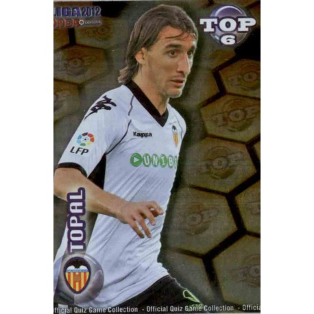 Topal Top Dorado Valencia 588 Las Fichas de la Liga 2012 Official Quiz Game Collection