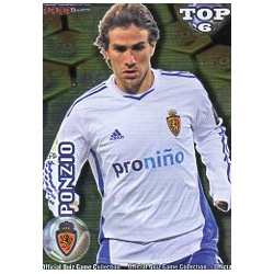 Ponzio Top Dorado Real Zaragoza 592 Las Fichas de la Liga 2012 Official Quiz Game Collection