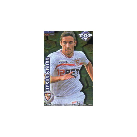Jesús Navas Top Dorado Sevilla 598 Las Fichas de la Liga 2012 Official Quiz Game Collection
