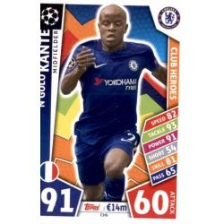 N'Golo Kanté Club Heroes CH6 Match Attax Champions 2017-18