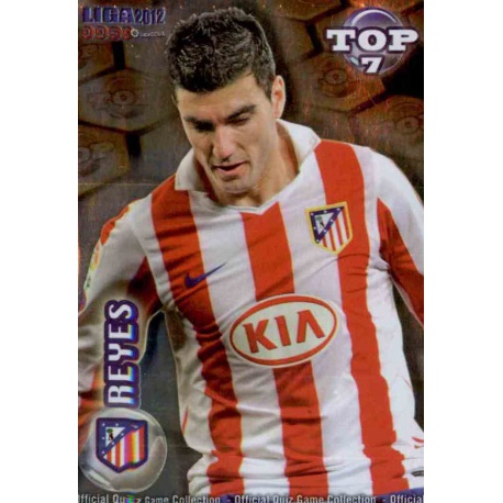 Reyes Top Dorado Atlético Madrid 599 Las Fichas de la Liga 2012 Official Quiz Game Collection