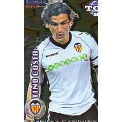 Tino Costa Top Dorado Valencia 606 Las Fichas de la Liga 2012 Official Quiz Game Collection