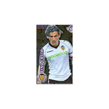 Tino Costa Top Dorado Valencia 606 Las Fichas de la Liga 2012 Official Quiz Game Collection