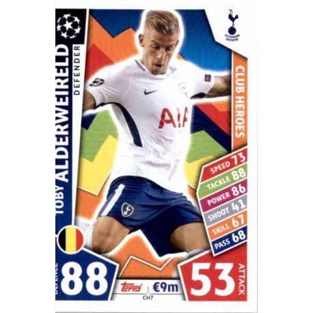 Toby Alderweireld Club Heroes CH7 Match Attax Champions 2017-18