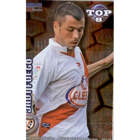 Javi Fuego Top Dorado Rayo Vallecano 612 Las Fichas de la Liga 2012 Official Quiz Game Collection