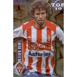 Rivera Top Dorado Sporting Gijón 618 Las Fichas de la Liga 2012 Official Quiz Game Collection