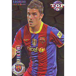 David Villa Top Dorado Barcelona 622 Las Fichas de la Liga 2012 Official Quiz Game Collection