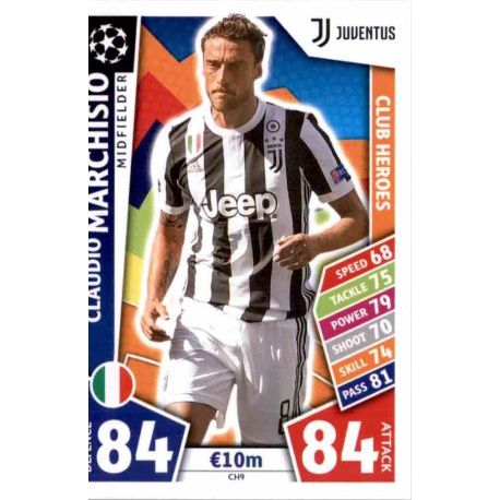 Claudio Marchisio Club Heroes CH9 Match Attax Champions 2017-18