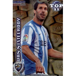 Van Nistelrooy Top Dorado Málaga 636 Las Fichas de la Liga 2012 Official Quiz Game Collection