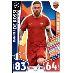 Daniele De Rossi Club Heroes CH10 Match Attax Champions 2017-18