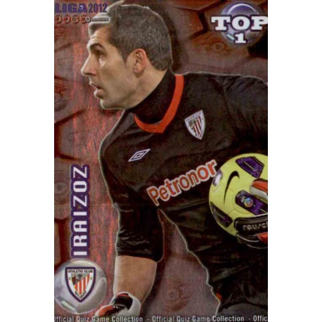 Gorka Iraizóz Top Rojo Athletic Club 543 Las Fichas de la Liga 2012 Official Quiz Game Collection