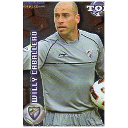 Willy Caballero Top Rojo Málaga 546 Las Fichas de la Liga 2012 Official Quiz Game Collection