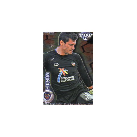 Munúa Top Rojo Levante 548 Las Fichas de la Liga 2012 Official Quiz Game Collection