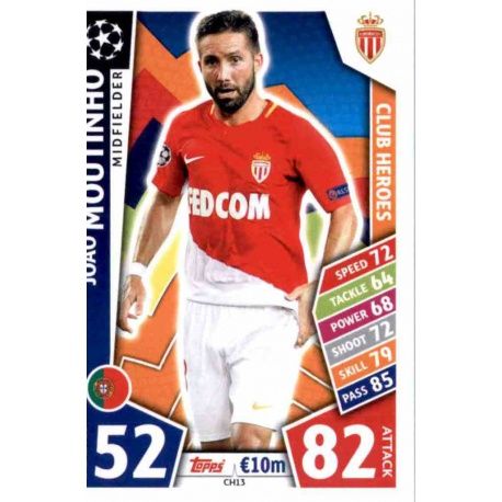 João Moutinho Club Heroes CH13 Match Attax Champions 2017-18