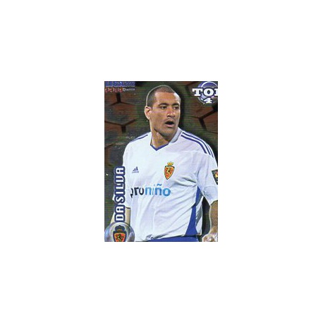 Da Silva Top Rojo Zaragoza 565 Las Fichas de la Liga 2012 Official Quiz Game Collection