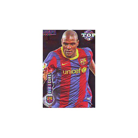 Abidal Top Rojo Barcelona 577 Las Fichas de la Liga 2012 Official Quiz Game Collection