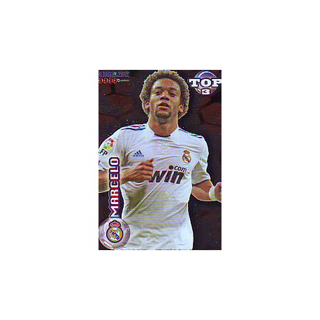 Marcelo Top Rojo Real Madrid 578 Las Fichas de la Liga 2012 Official Quiz Game Collection