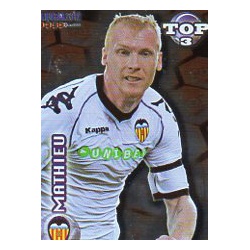 Mathieu Top Rojo Valencia 579 Las Fichas de la Liga 2012 Official Quiz Game Collection